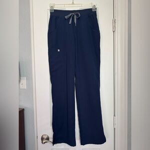 Figs Kade Cargo Pants Scrubs in Navy, size XS